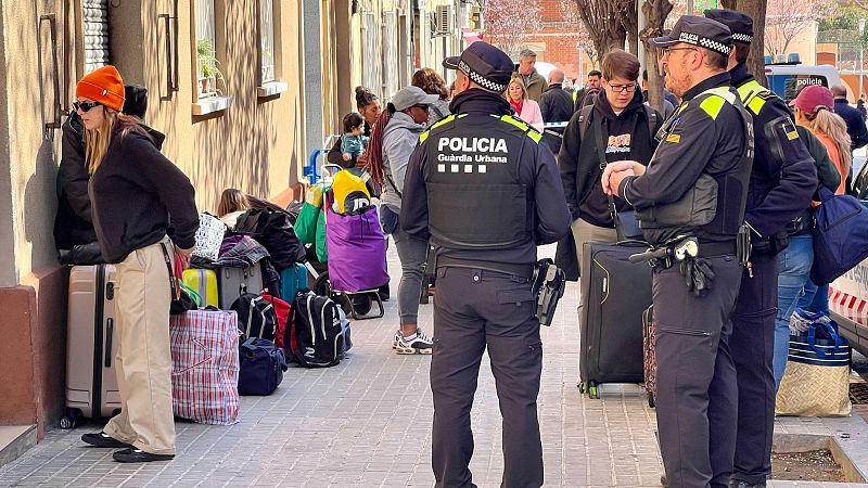 Dos dels pisos desallotjats a Badalona estaven ocupats il·legalment
