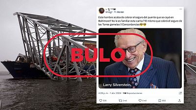 Este promotor no ha recibido dinero del seguro por el derrumbe del puente de Baltimore