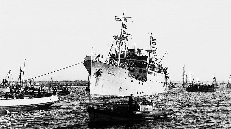 Semiramis: 70 anys de l'arribada del vaixell que va dur a Barcelona 228 homes de la 'Divisin Azul'