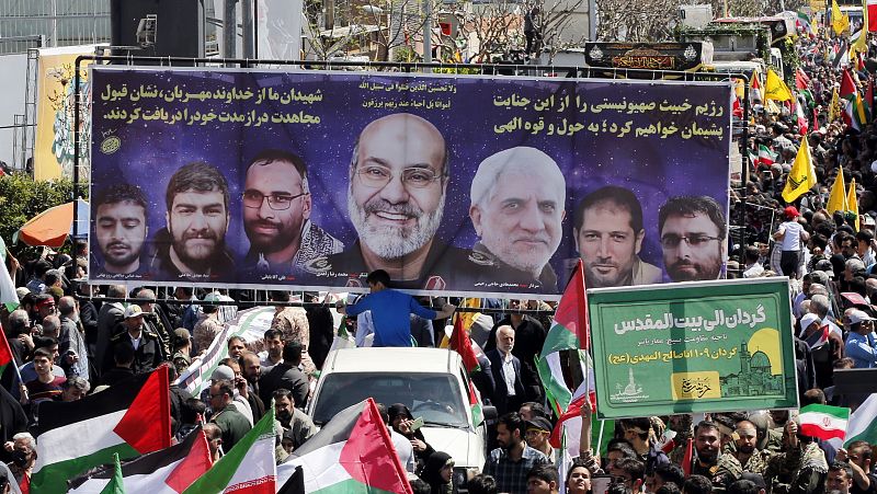 El jefe de la Guardia Revolucionaria iraní dice que "enterrará" a Israel en Gaza
