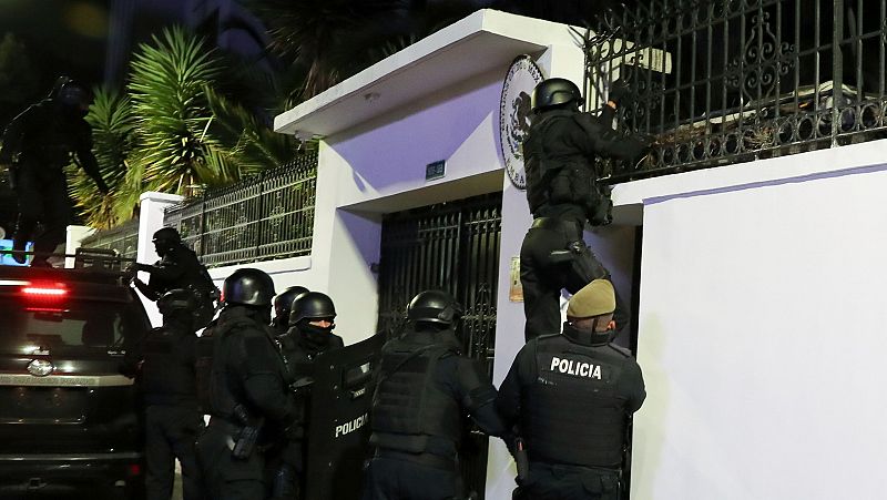 México rompe relaciones con Ecuador tras el asalto de su embajada para detener al exvicepresidente Jorge Glas