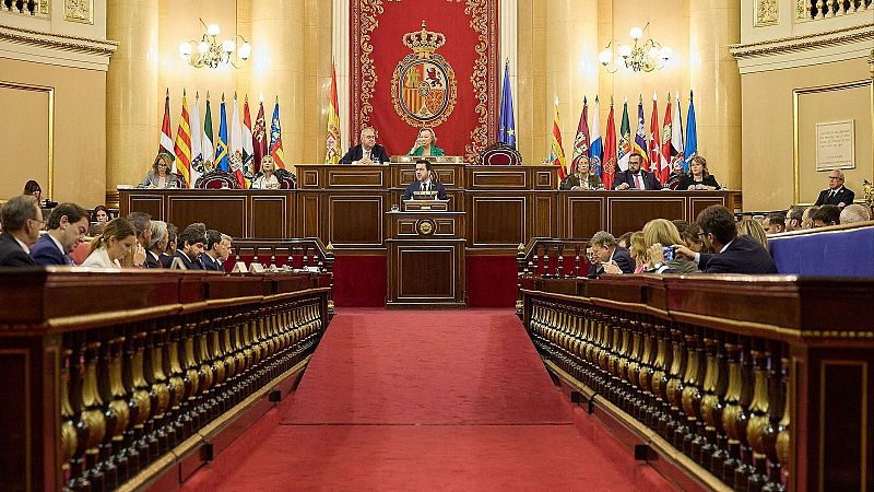 La amnistía enfrenta este lunes en el Senado al PP y a Aragonès con la ausencia de los presidentes socialistas
