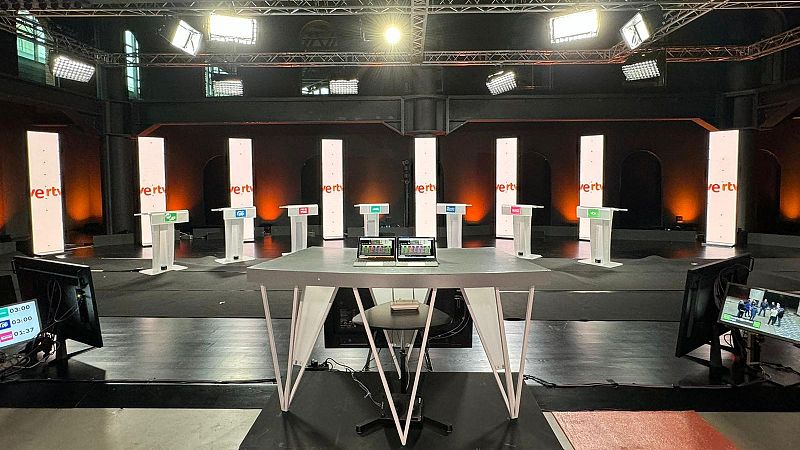 Los partidos de Euskadi confrontan sus posturas en el primer debate de las elecciones vascas, en RTVE