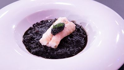 MasterChef 12: Receta de arroz negro con mero de Gonzalo
