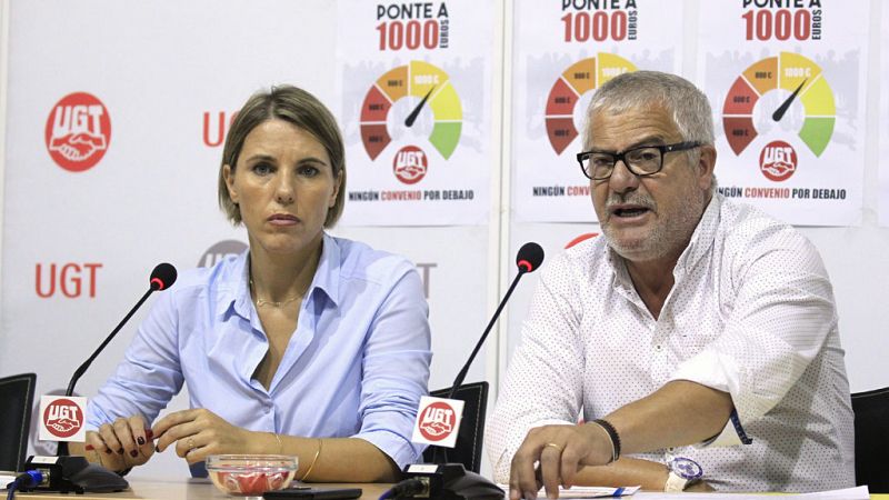 UGT lanza una campaña para reivindicar que el salario mínimo alcance los 1.000 euros al mes en 2020