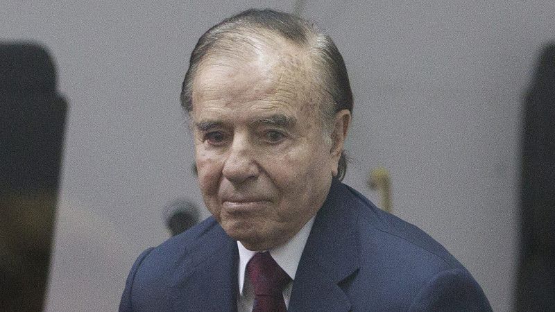 La Justicia argentina decide que Menem podrá presentarse a senador