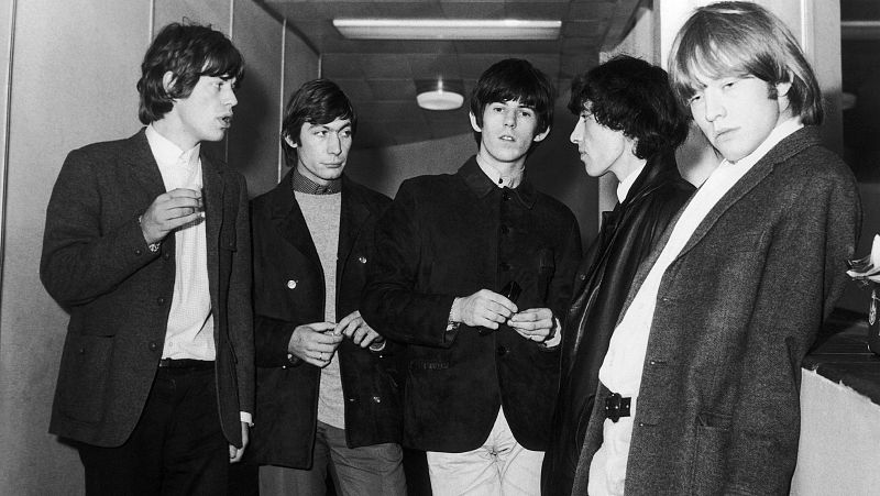 The Rolling Stones, 60 aos de su primer disco | De izquierda a derecha: Mick Jagger, Charlie Watts, Keith Richards, Bill Wyman y Brian Jones