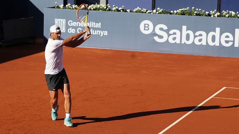 El Godó arranca en Barcelona con la alegría por Nadal y la tristeza por Alcaraz