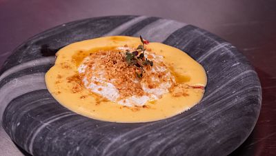 MasterChef 12: Receta de huevo poch� con salsa holandesa y pimientos de Pulga