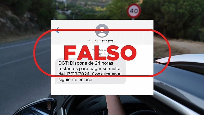 La DGT no pide por mensaje SMS el pago de una multa en 24 horas, es un fraude