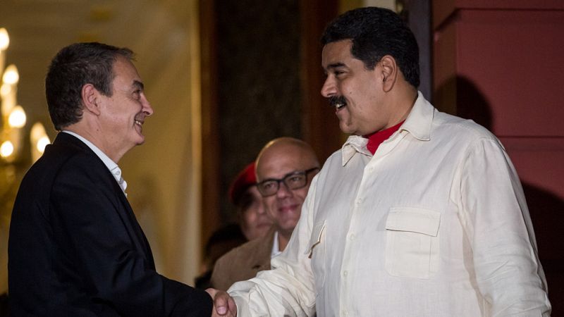 Zapatero se reúne con Maduro para hablar sobre el "diálogo" en Venezuela