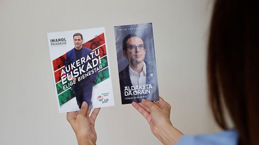 Elecciones vascas 2024: Pradales y Otxandiano, candidatos del PNV y EH Bildu