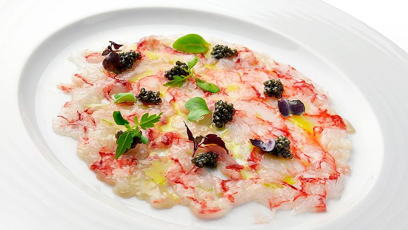 Carpaccio de gambas: idea para una cena ligera y deliciosa