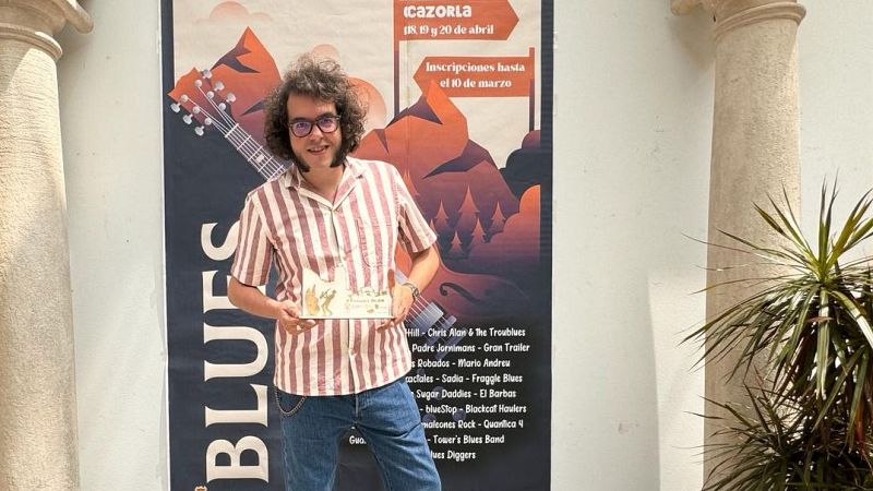 Nacho Álvaro, El Patillas DJ, premiado por el festival Blues de Cazorla