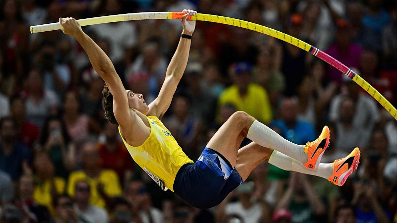 Duplantis bate el récord del mundo de pértiga en la Liga Diamante de Xiamen