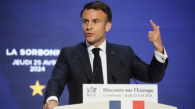 Macron advierte sobre los peligros de una Europa dbil y fragmentada: "Existe el riesgo de que muera"