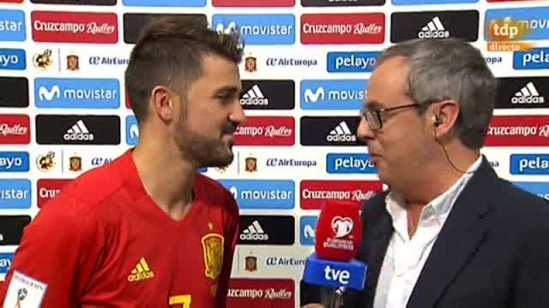 Villa: "Una gran noche para mí y para España"