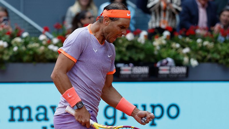 Rafa Nadal pone a prueba su resistencia frente Pedro Cachn y ya est en octavos del Madrid Open