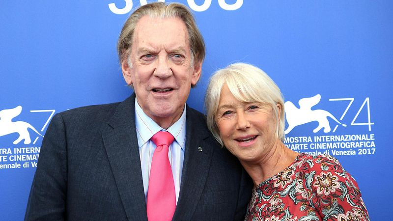 Helen Mirren y Donald Sutherland brillan en la Mostra como la pareja protagonista de 'The Leisure Seeker'