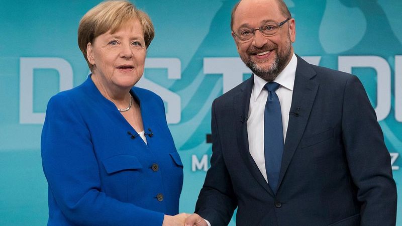 Merkel gana el único debate televisado frente a Schulz, según las encuestas