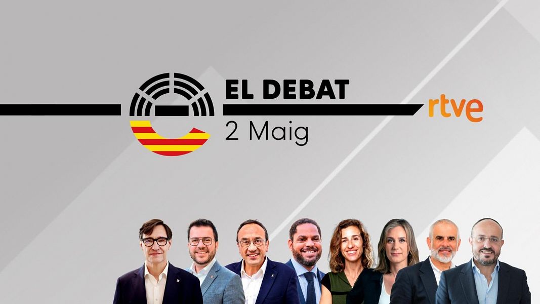 Participants en el debat electoral del 12M a RTVE Catalunya