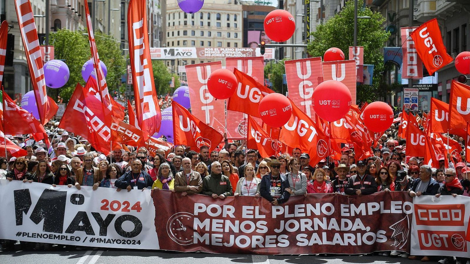 Día del Trabajo 2024: los manifestantes piden más reformas sociales y avances democráticos | Ver