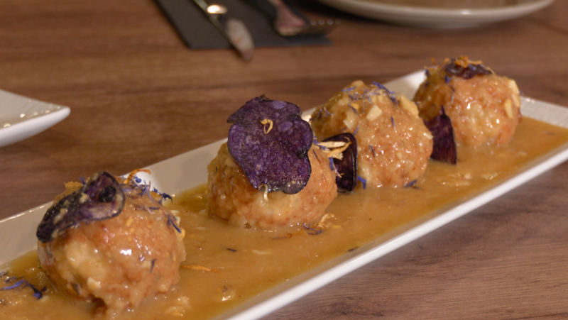 Receta de albndigas de pollo de corral en pepitoria