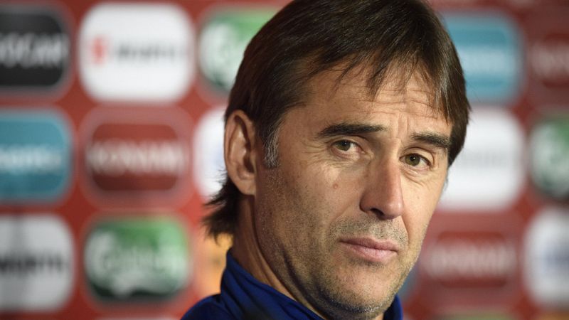 Lopetegui: "Uno no está medio embarazado. Se está o no. No estamos clasificados aún"