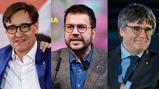 Elecciones catalanas 2024: Illa, Puigdemont y Aragons se la juegan