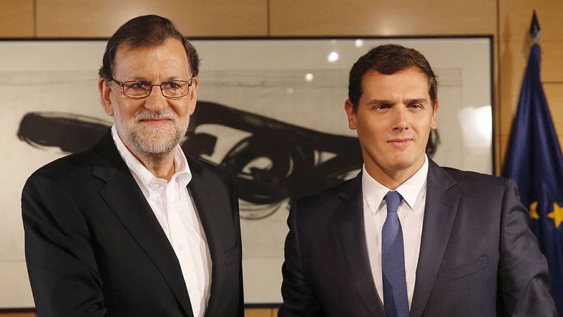 Rivera traslada a Rajoy su "apoyo sin fisuras" ante el reto independentista pero le pide "evitar otro 9N"