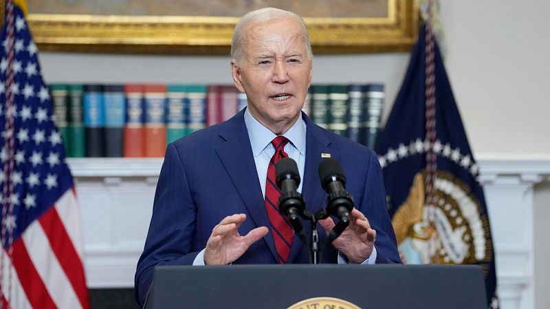 Biden condena la violencia en las protestas propalestinas en universidades: "No pueden provocar el caos"