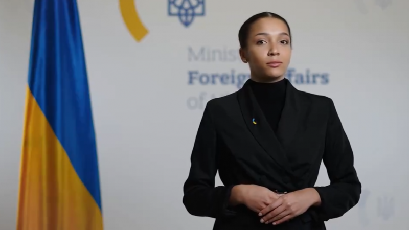 Ucrania crea una representante del Ministerio de Relaciones Exteriores con inteligencia artificial