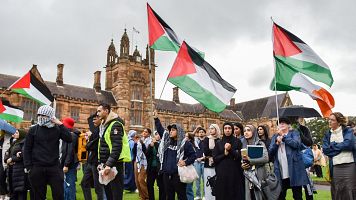 Las protestas propalestinas se extienden a las universidades de Australia, Mxico y Francia