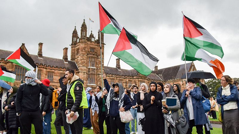 Las protestas propalestinas se extienden a universidades de Francia, México, Australia y Reino Unido