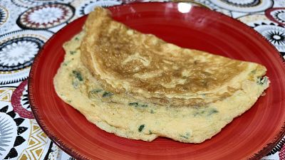 Receta de tortilla a la francesa con un toque especial, idea para cenar