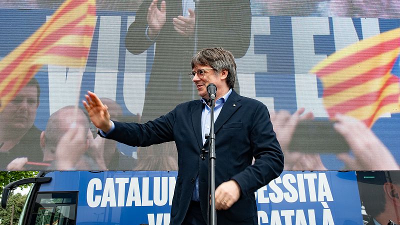 Puigdemont llama a concentrar el voto independentista en Junts+ y sita el 12M como un dilema entre l e Illa