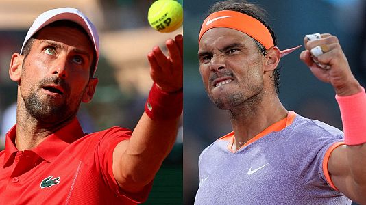 Novak Djokovic y Rafa Nadal ya conocen a sus rivales en Roma