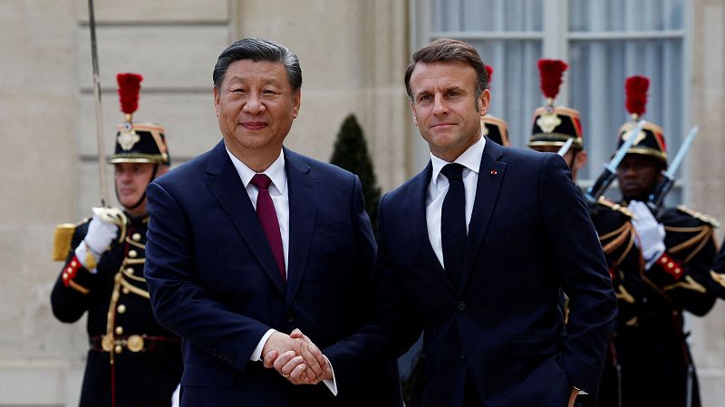 Macron apuesta ante Xi por una relación "equilibrada" entre China y la UE