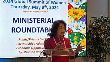 Irene Natividad en el Global Women's Summit 2024 de Madrid