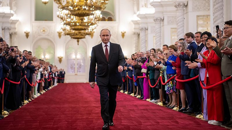 Putin es investido presidente de Rusia para un quinto mandato: "Somos un pueblo único, juntos venceremos"