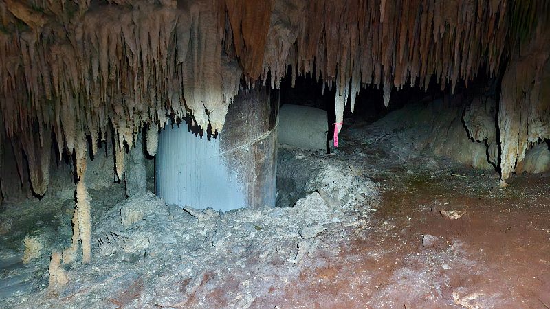 El tren que taladra las cavernas en México