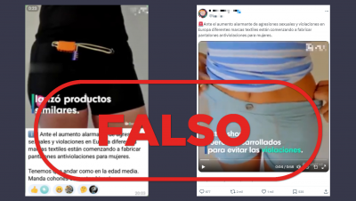 No estn fabricando "pantalones antiviolacin" por un aumento de agresiones sexuales en Europa, es falso