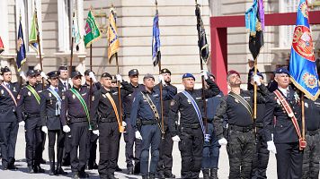 Los reyes presiden el acto central conmemorativo del Bicentenario de la Polica Nacional