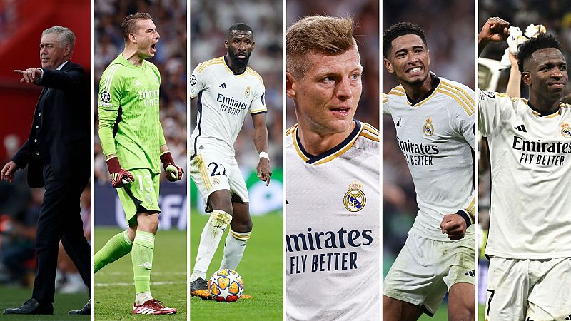 La 36ª Liga del Real Madrid, en datos: Ancelotti y su columna vertebral con Lunin, Rüdiger, Kroos, Bellingham y Vinicius