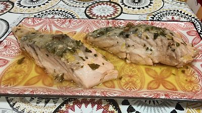 Receta de salmn al ajillo, una idea sencilla para comer sano