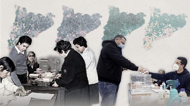 Así han votado los catalanes desde 1980: de la hegemonía de CiU y Junts al cinturón rojo de Barcelona