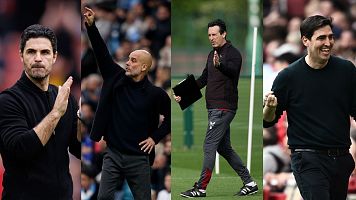 Arteta, Guardiola, Emery e Iraola: 4 de los 5 nominados a mejor entrenador son espaoles