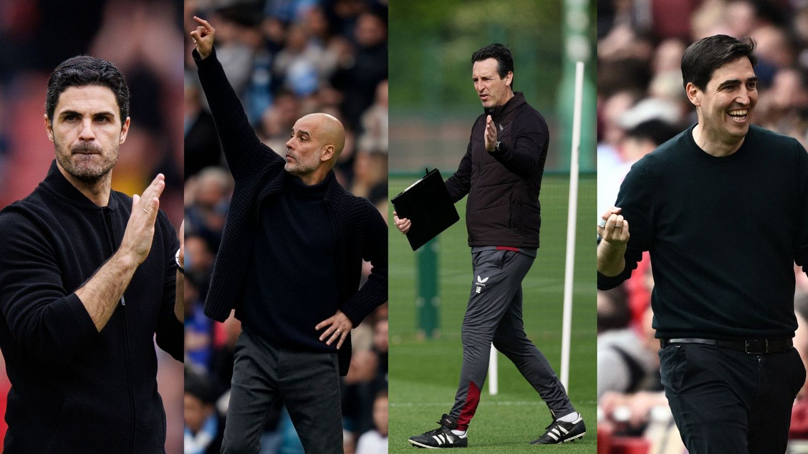 Arteta, Guardiola, Emery e Iraola: 4 de los 5 nominados a mejor entrenador de la Premier son espaoles