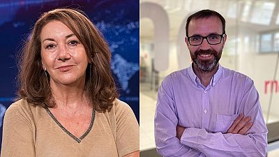 Los periodistas de RTVE Sylvia Fernndez de Bobadilla e igo Picabea, Premio 'Salvador de Madariaga'