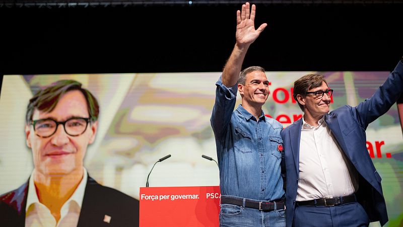 Snchez pide concentrar el voto en el PSC: "Hay que elegir entre Illa o bloqueo, entendimiento o discordia"